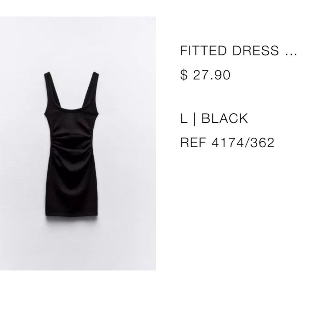 Zara black dress